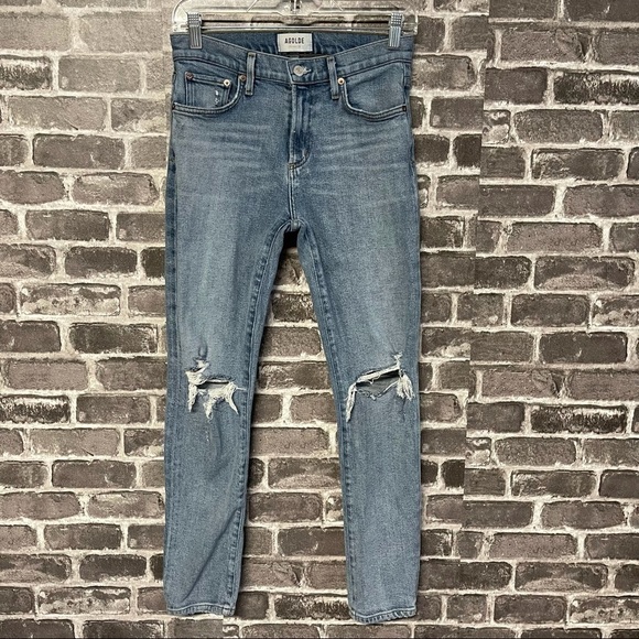 Agolde Toni mid rise straight jeans pristine - Picture 2 of 10